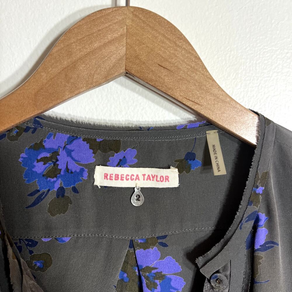 Rebecca Taylor Silk Floral Dress - Picture 5 of 9
